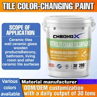 Peinture de rénovation multi-surfaces, revêtement changeant de couleur pour carrelage et céramique, peinture de rénovation pour sols en verre dépoli pour cuisine et salle de bain