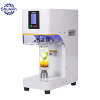 Scelleuse électrique haute performance pour canettes de boissons, machine automatique de scellage pour canettes de soda, tasses et bouteilles de café, idéale pour les boîtes de matcha - Vente chaude