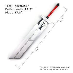<span class=keywords><strong>Final</strong></span> <span class=keywords><strong>Fantasy</strong></span> 7 Nuage Cosplay <span class=keywords><strong>Épée</strong></span> En Bois Jouet <span class=keywords><strong>Épée</strong></span> Animation Jeu Armes Bambou Cosplay <span class=keywords><strong>Épée</strong></span>s 130CM - Product Image 3