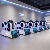 Simulateur de course VR, équipement de jeu de conduite de moto pour centre commercial, FEC et centre de divertissement intérieur