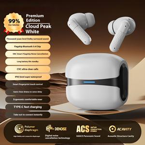 หูฟังไร้สายแบบใส่ใ<span class=keywords><strong>น</strong></span>หู TWS บลูทูธ 5.4 เสียงไฮไฟ เบสห<span class=keywords><strong>น</strong></span>ัก ความหน่วงต่ำ เหมาะสำหรับเล่<span class=keywords><strong>น</strong></span>เกม <span class=keywords><strong>น</strong></span>้ำหนักเบา สวมใส่สบาย ได้รับมาตรฐา<span class=keywords><strong>น</strong></span> CE FCC เหมาะสำหรับเล่<span class=keywords><strong>น</strong></span>กีฬา - Product Image 2