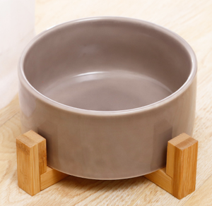 Plato Doble De plástico Para gatos y Perros, accesorio Antiderrapante Para mascotas, Tigela cerámica - Product Image 6