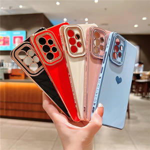 <span class=keywords><strong>Cover</strong></span> di lusso Love Heart <span class=keywords><strong>Cover</strong></span> in Silicone morbido per Samsung S25 S24 S23 S22 Ultra S21 Plus S20FE A13 A53 5G A52 <span class=keywords><strong>A12</strong></span> - Product Image 4