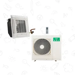 Aire acondicionado de casete 48000BTU Refrigeración Solo 220V 5P Sistema de aire acondicionado central de enfriamiento rápido 4TON 12.5KW 4WAY casete AC