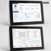 Sistema de Control de Procesos PLC con Pantalla Táctil Android Todo en Uno de 7/10.1/15.6/21.5 Pulgadas, RK3562 RK3568, para Biblioteca o Mostrador de Información