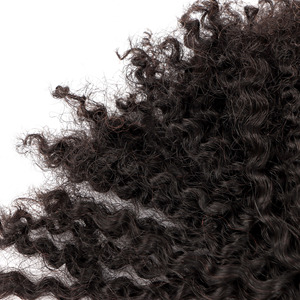 Anhui Orient Precio al por mayor 100% Brasileño Humano <span class=keywords><strong>Afro</strong></span> <span class=keywords><strong>Kinky</strong></span> 4C Cabello a granel Cabello trenzado esponjoso para extensiones de cabello con rastas - Product Image 3