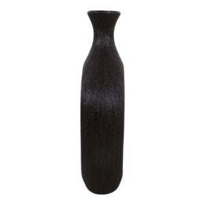 Vaso in Ceramica Ovale con Ritagli, Alto, Moderno, Decorativo per Soggiorno, Camera da Letto, Ufficio, Tavolo d'Appoggio - Product Image 4