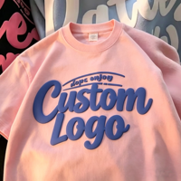 T-shirt en coton surdimensionné de haute qualité OEM, logo imprimé en mousse 3D personnalisé, fabricant de t-shirts pour hommes, t-shirt grande taille pour hommes