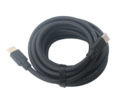 Cable de Video Profesional de Alta Velocidad 4K 3D de 10 m (33 pies) con Conectores Macho a Macho, Chapado en Oro, Negro 2.0, para Proyector y Pantalla