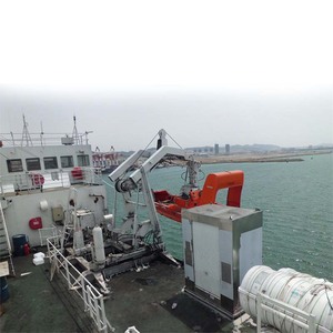 Davit hydraulique de type A en fibre de verre FRC pour bateau rapide, fabriqué en Chine, conforme SOLAS, à vendre - Product Image 6