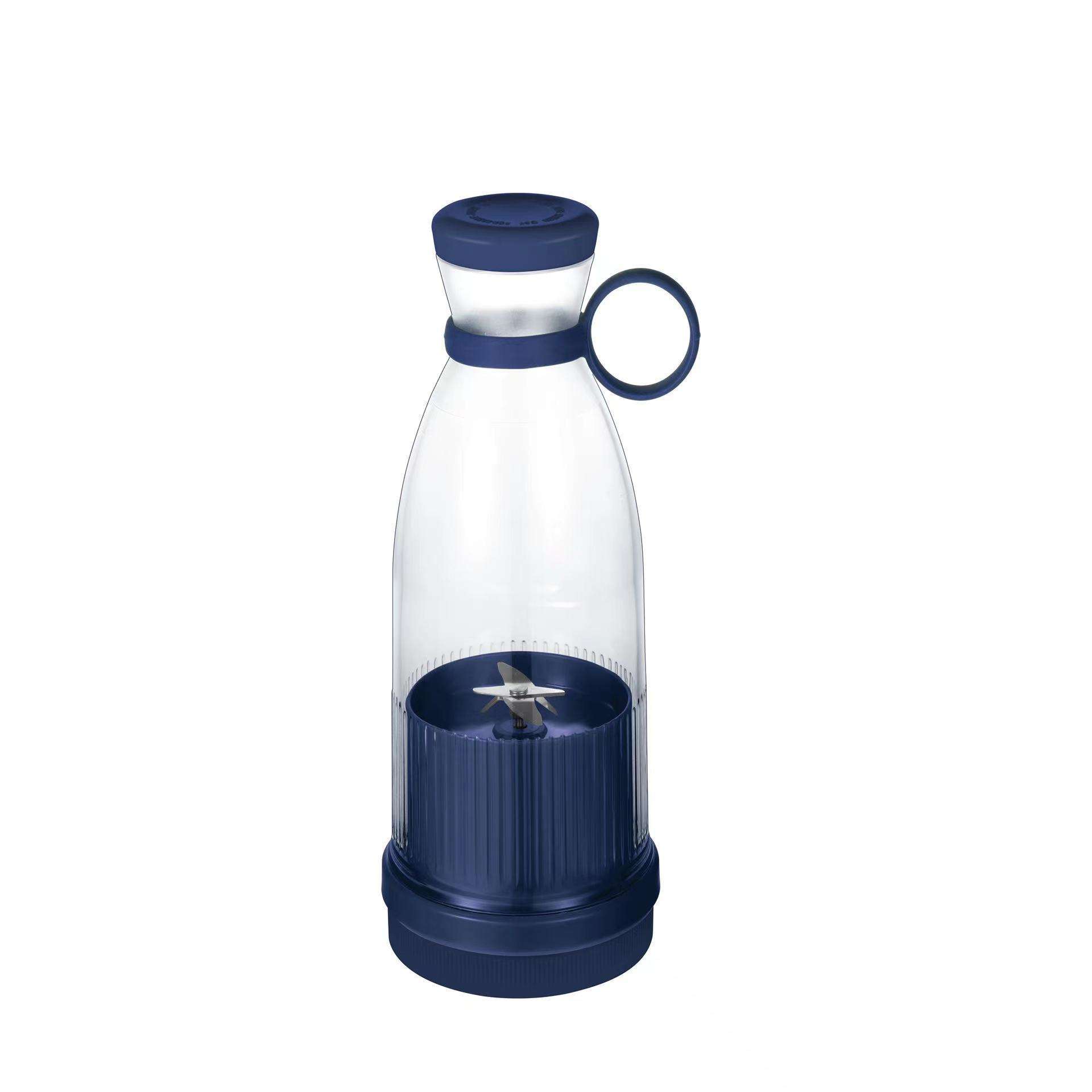 เครื่องคั้นน้ำผลไม้แบบขวดน้ำ [สีน้ำเงิน]