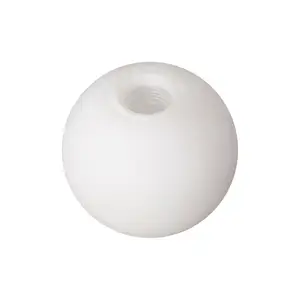 Özel el yapımı farklı boyut G9 konu kumlama beyaz buzlu borosilikat cam küre küre lamba aydınlatma