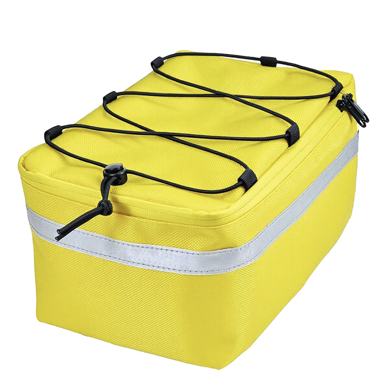 Sac de vélo jaune, tissu Oxford 1680D.