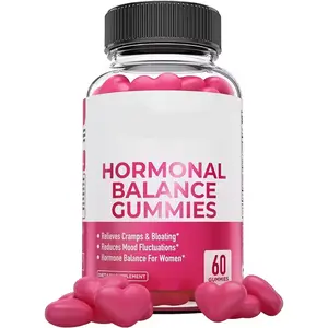 Biocaro OEM/ODM/OBM pcos Gummies thời gian cứu trợ khả năng sinh sản Gummy bổ sung sức khỏe Hỗ trợ hormone cân bằng Gummies cho phụ nữ