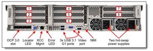 เซิร์ฟเวอร์แบบแร็ค ThinkSystem SR665 V3 ระดับองค์กร ขนาด 2U |   EPYC 9274F ซ็อกเก็ตคู่ 24 ช่อง DDR5 DIMM รองรับ 32GB มีสินค้าในสต็อก - Product Image 1