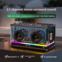 Haut-parleur extérieur haute puissance YJ-26, Bluetooth 5.0, subwoofer sans fil en métal, son exceptionnel, longue autonomie, design anti-poussière