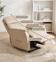 Canapé de massage Shiatsu moderne avec rouleaux de massage du dos, chaise de massage chauffante et vibrante