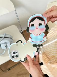 Nouvelle Coque de Télé<span class=keywords><strong>phone</strong></span> Créative Motif Léopard Cry <span class=keywords><strong>Baby</strong></span> pour iPhone 17, 17 Pro Max, iPhone 16 Pro Max avec Miroir et Chaîne - Product Image 5
