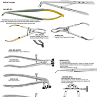 Alat Bedah Gigi Universal Manual Dental Clamp Sectional Matrix Ring Forceps Baja Resin Metal-Rubber Dam untuk Kedokteran Gigi