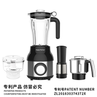 Mixeur de jus Happy Partn, nouveau design, mixeurs et centrifugeuses, hachoir à pestle, robot culinaire, appareils de cuisine, mixeur Cntronic