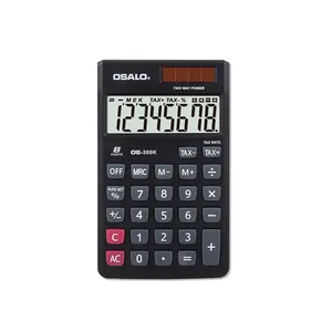 New Arrival Big Display Electronic Calculator OS-300K Tax Functions 8 Digits Pocket Calculator Office Supplies School