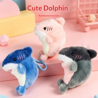Nouveau Porte-clés Peluche Requin Créatif Culturel, Petit Cadeau, Pendentif pour Sac à Dos, Souvenir de Fête, Sensation Haut de Gamme, en Polyester, pour Enfants de 5 à 7 Ans
