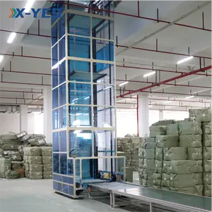 X-YES Verticale Ketting Pallet Transportband Lift Voor Het Transport Van Goederen In Magazijnen