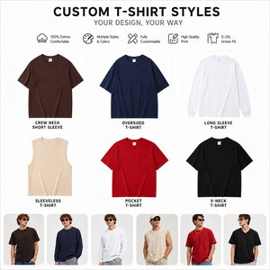T-shirt en coton épais 300 GSM pour homme, coupe oversize streetwear, col rond, coton premium haute densité, coupe ample - Product Image 4