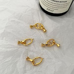 S925 Sterling Silver Gold Plated Clasp Irregular Shape Meander Pattern For Bracelet Making Jewelry Findings - Product Image 4