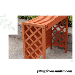Haute Qualité En <span class=keywords><strong>Bois</strong></span> Stand De Fleurs Décoratif Extérieur Couverture de <span class=keywords><strong>Climatiseur</strong></span> - Product Image 4