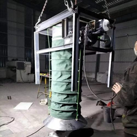 Machine de remplissage automatique de sacs de ciment pour silo mobile, à décharge monopoint, avec moteur, garantie 1 an, personnalisation OEM rapide