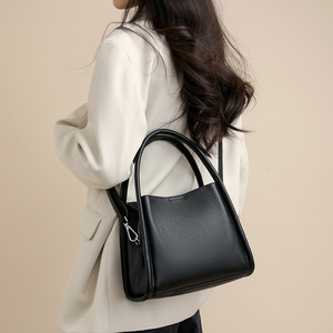 Bolso de mano de cuero PU para mujer, elegante, con asa superior, correa extraíble, bandolera, bolso de hombro - Product Image 5
