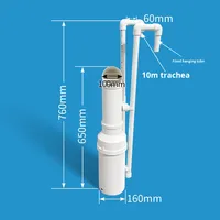 Pousseur d'eau pour bassin piscicole, générateur de vagues pour pisciculture haute densité, oxygénateur, aérateur de bassin, aquaculture, bassin pour poissons et crevettes, conception simple