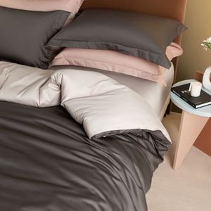 ชุดเครื่องนอน250tc โรงแรมหรูชุดเครื่องนอนผ้าฝ้ายพร้อมปลอกหมอน - Product Image 3