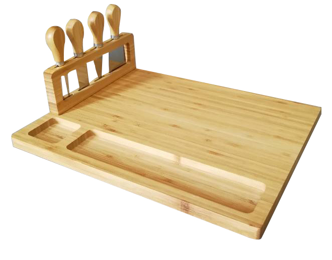 Деревянная доска для колбасы, лучшая сланцевая доска для сыра, Бамбуковая доска для сыра с набором ножей