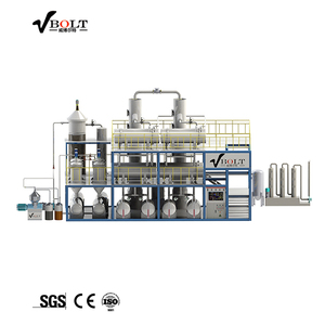 Usine de distillation continue de carburant diesel Vbolt, vente chaude 2021, machine de recyclage d'huile moteur de voiture usagée - Product Image 3
