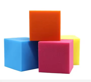 Tùy chỉnh màu sắc Pit khối Bìa Trampoline Sponge Kid đồ chơi mềm tùy chỉnh căng thẳng bóng bọt Cube đồ chơi - Product Image 4