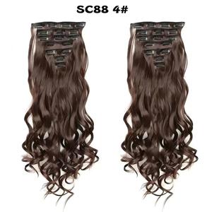 ชุดวิก<span class=keywords><strong>ผม</strong></span>สังเคราะห์แบบ 7 ชิ้น ทนความร้อนสูง แบบลอน/แบบคลื่น/แบบม่า<span class=keywords><strong>น</strong></span> ผลิตด้วยเครื่องจักร - Product Image 3