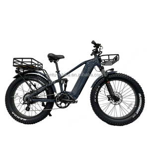 Bicicleta Eléctrica de Montaña de Alta Calidad con Llantas Gruesas de 26 Pulgadas y Batería Dual de 60v Plus - Product Image 2