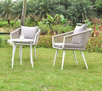 Usine de Guangzhou, Vente en gros, Dropshipping DDP, Cadre en aluminium, Faible MOQ, Mobilier d'extérieur moderne en rotin/osier pour Hôtels, Jardins, Parcs, Villas