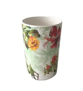 Eco-Friendly Melamine Cups Mugs Tumblers, Non-toxic Bamboo Dinnerware BPA Free