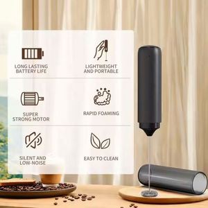 Wholesale Rechargeable Eco-Friendly Milk Frother Coffee Frother with Sleeve - Product Image 6