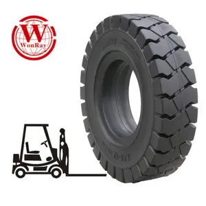 China pneumatic shaped industrial 7.00-12 12pr solid forklift tires for sale