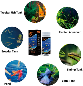 수족관 물 테스트 스트립 9 in 1, 100 팩, 어항 물 테스트 키트 담수 및 바닷물 수족관 테스트 키트 - Product Image 5