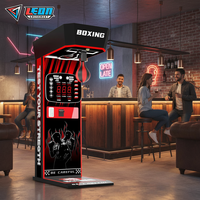 Machine de jeu d'arcade électronique de boxe à monnayeur, modèle LEON, populaire en anglais pour centres commerciaux et parcs d'attractions