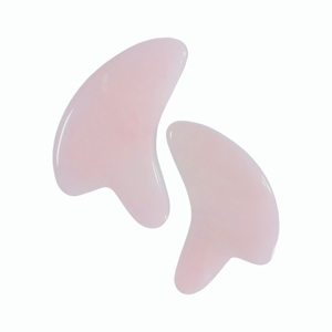 High Quality Custom Logo Face lifting Rose Quartz Face Guasha - Product Image 2