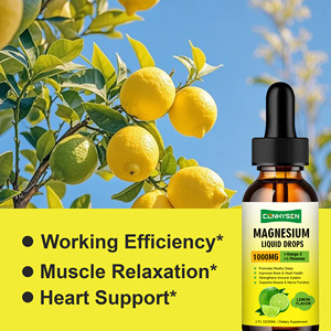 תיוג פרטי תבליט מתח מגנזיום נוזלי טיפות 1000 מ "ג עם אומגה 3 ו-l-theanine לחיזוק המערכת החיסונית - Product Image 3