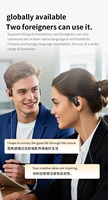Écouteurs Traducteurs Instantanés IA avec Indicateur LED de Batterie, 142 Langues, Écouteurs TWS Étanche IPX5 pour Voyage Portable