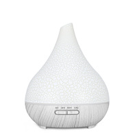 Diffuseur d'huiles essentielles à motif craquelé, humidificateur ultrasonique d'aromathérapie, diffuseur d'arômes 400 ml à ouverture inclinée