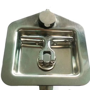 Serrure à compression en T encastrée en acier inoxydable pour boîte à outils, poignée pliante en T - Product Image 3